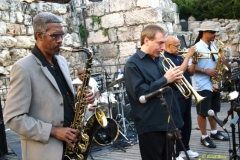 Billy Harper, David Weiss, Eddie Henderson and Craig Handy The Cookers Jerusalem Jazz Festival Soundcheck June 2007