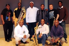 Jeff Watts, James Carter, Lee Smith, Odean Pope, David Weiss and George Burton Seated- Terrell Stafford, Walter Blanding and Billy Banks Odean Pope Record Date October 2008